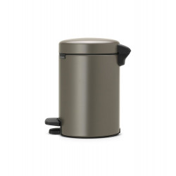 Poubelle de salle de bains 3 l platinum BRABANTIA New icon - BRABANTIA