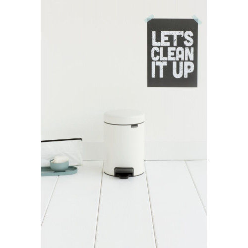 Poubelle 3L New Icone blanche - BRABANTIA