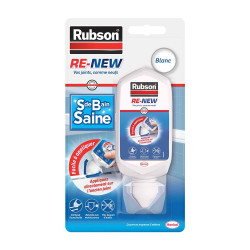 Silicone mastic salle de bain Re-new RUBSON, blanc, 80 ml de marque RUBSON, référence: B9889700