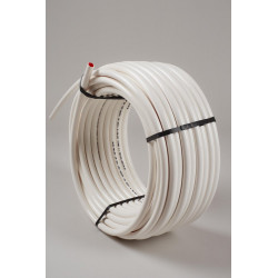 Tube PER pré-gainé, diam.10 x 12 mm, de 10 m - Sans marque
