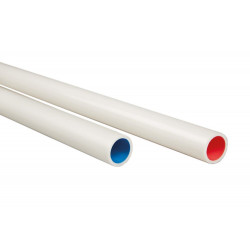 Tube PER pré-gainé, diam.10 x 12 mm, de 10 m - Sans marque