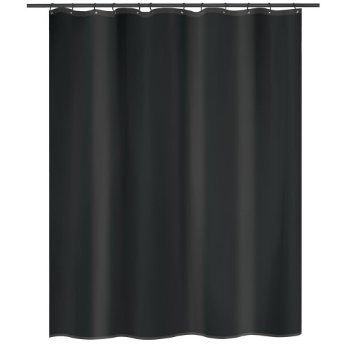 Rideau de douche 180 x 200 cm noir MSV - MSV