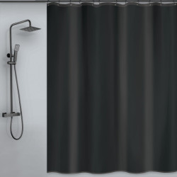 Rideau de douche 120 x 200 cm noir MSV - MSV