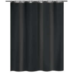 Rideau de douche 120 x 200 cm noir MSV - MSV