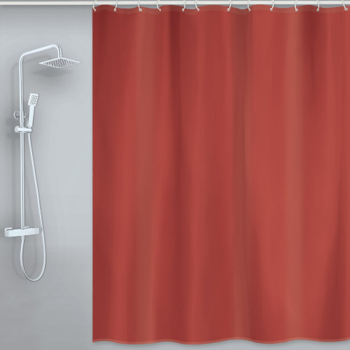 Rideau de douche 120 x 200 cm terracotta MSV - MSV