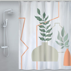 Rideau de douche 180 x 200 cm multicouleur Amelia MSV - MSV