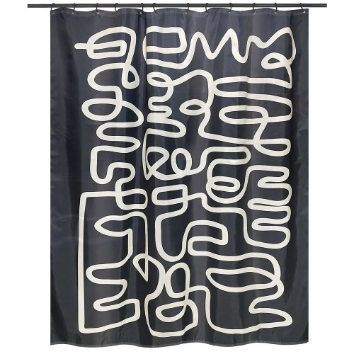 Rideau de douche 180 x 200 cm multicouleur Chiara MSV - MSV