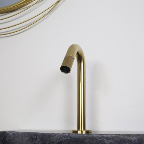 Robinet lave-mains or brossé, eau froide, Esseline, ESSEBAGNO - ESSEBAGNO