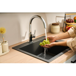 Mitigeur de cuisine, col de cygne STAMIS S 210, chromé - HANSGROHE