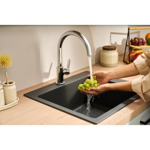 Mitigeur de cuisine, col de cygne STAMIS S 210, chromé - HANSGROHE