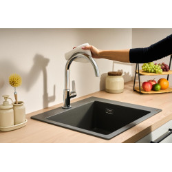 Mitigeur de cuisine, col de cygne STAMIS S 210, chromé - HANSGROHE