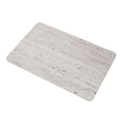 Tapis de bain l.39 x L.60 cm gris Diatomite puna WENKO - WENKO