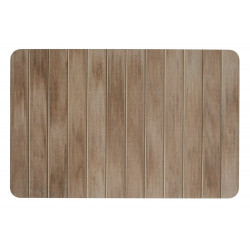 Tapis de bain l.39 x L.60 cm marron Diatomite argiri WENKO de marque WENKO, référence: B9893500