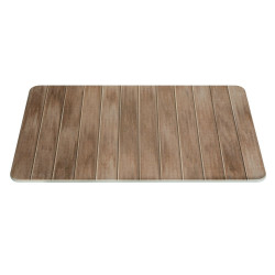 Tapis de bain l.39 x L.60 cm marron Diatomite argiri WENKO - WENKO