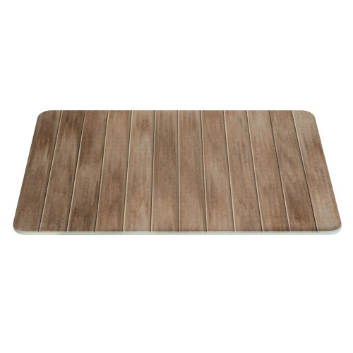 Tapis de bain l.39 x L.60 cm marron Diatomite argiri WENKO - WENKO