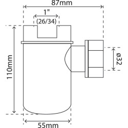 Entonnoir siphon nf gds - SOMATHERM FOR YOU