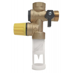 Groupe de sécurité téflon orientable pour eau calcaire de marque SOMATHERM FOR YOU, référence: B9895600