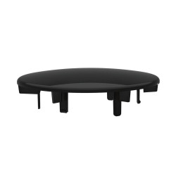 Capot noir diam.116 pour bonde extra plate de marque VALENTIN, référence: B9897600
