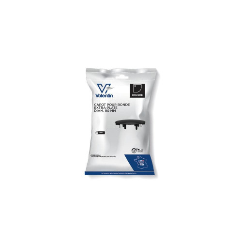 Capot noir diam.116 pour bonde extra plate - VALENTIN