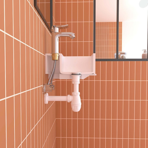 Siphon de lavabo réglable 50mm/106mm VALENTIN diamètre 32 - VALENTIN