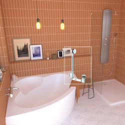 Vidage pour baignoire, diam.70 mm, VALENTIN - VALENTIN