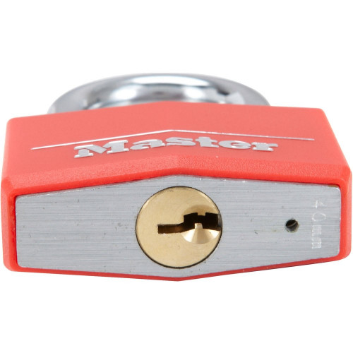 Cadenas à clé en aluminium, MASTERLOCK, l.40 mm - MASTER LOCK