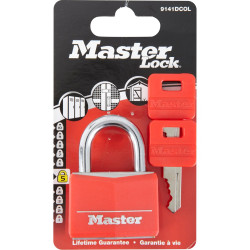 Cadenas à clé en aluminium, MASTERLOCK, l.40 mm - MASTER LOCK