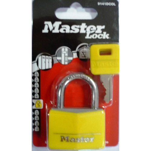Cadenas à clé en aluminium, MASTERLOCK, l.40 mm - MASTER LOCK
