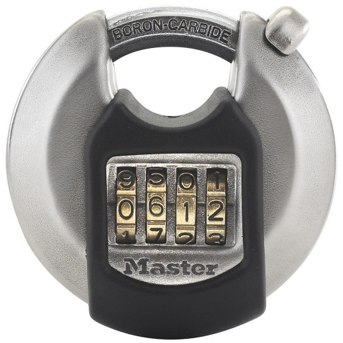 Cadenas à combinaison en inox,MASTER LOCK, l.70 mm - MASTER LOCK