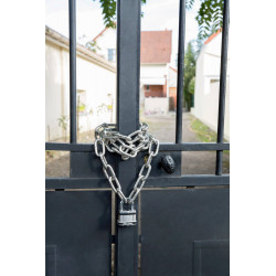 Cadenas à clé  acier laminé, MASTER LOCK, l.51 mm - MASTER LOCK