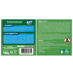 Terre de diatomée en poudre multisurface pour rampants, KAPO VERT, 100 g - K.PRO
