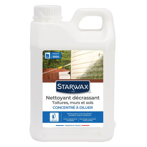 Décrassant extérieur multi-supports concentré à diluer  STARWAX 2 L - Starwax