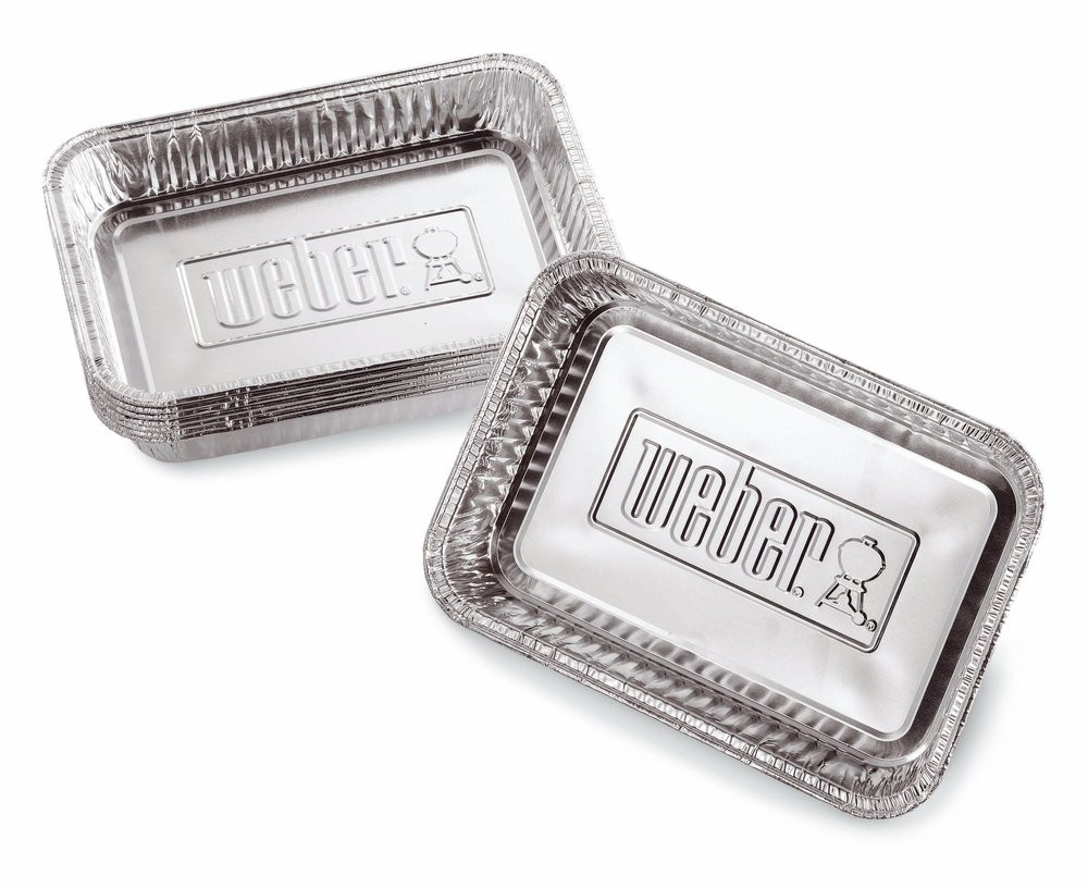 Barquettes Aluminium WEBER 6415 – Lot de 10, Pour Cuisson et Fumage - vue 5