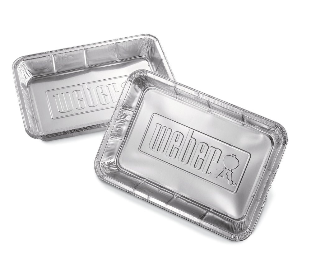 Barquettes Aluminium WEBER 6415 – Lot de 10, Pour Cuisson et Fumage - vue 4