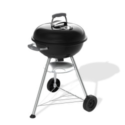 Barbecue charbon de bois WEBER Compact kettle 47, noir de marque Weber, référence: J9852200