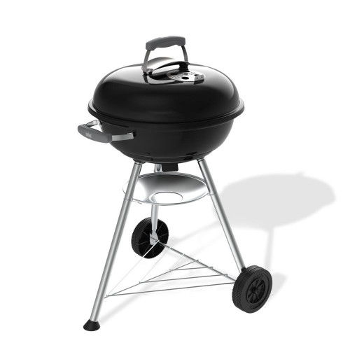 Barbecue charbon de bois WEBER Compact kettle 47, noir - Weber