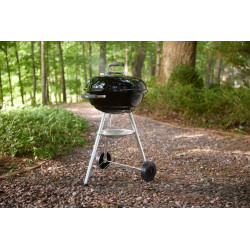 Barbecue charbon de bois WEBER Compact kettle 47, noir - Weber
