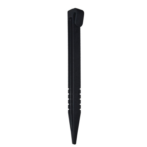 Lot de 12 piquets à planter  pvc noir, H.26.5 x L.5 cm - Sans marque