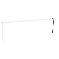 Lot de 2 poteaux aluminium à sceller noi de marque BRABANTIA, référence: J9855100