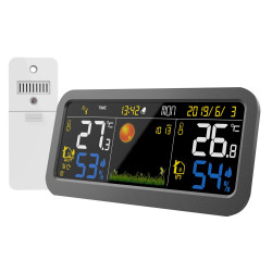 Station météo intérieur / extérieur de marque Sans marque, référence: J9856400