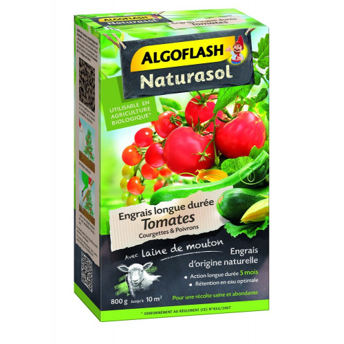Engrais naturel potagers ALGOFLASH NATURASOL 800 g - Algoflash