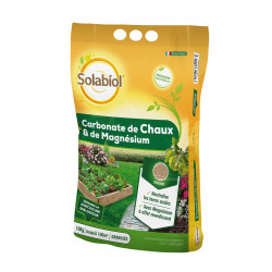 Chaux gazon SOLABIOL 10 kg 100 m² de marque SOLABIOL, référence: J9857300