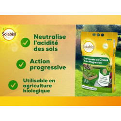 Chaux gazon SOLABIOL 10 kg 100 m² - SOLABIOL