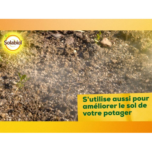Chaux gazon SOLABIOL 10 kg 100 m² - SOLABIOL