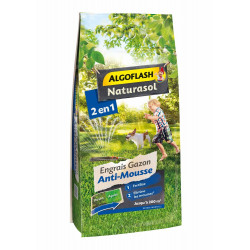 Engrais gazon antimousse ALGOFLASH, 8 kg de marque Algoflash, référence: J9857600