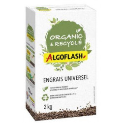 Engrais universel organic + recyclé, ALGOFLASH, 2 kg - Algoflash