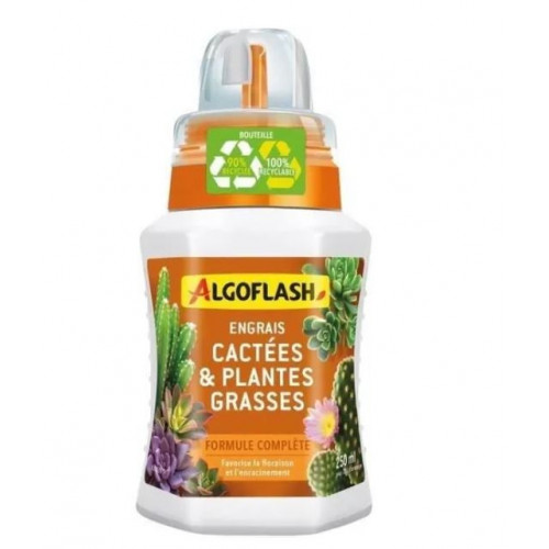 Engrais cactées et plantes grasses UAB ALGOFLASH 250ML - Algoflash