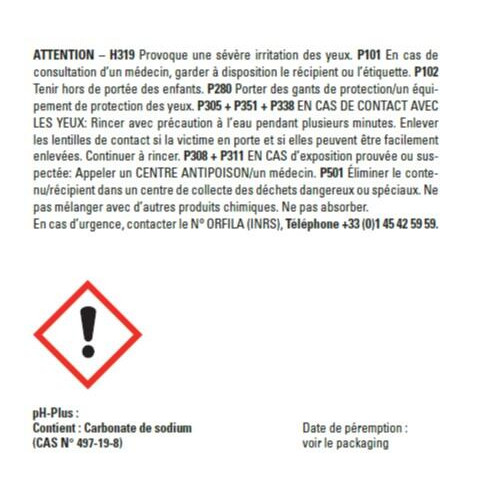 Rehausseur de ph piscine BAYROL, granulé 5 kg - BAYROL