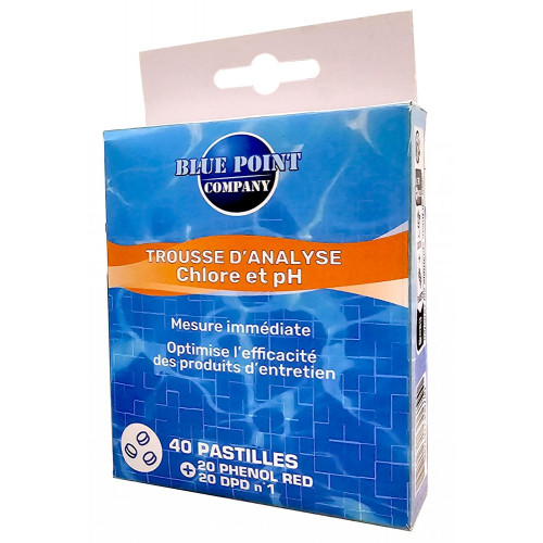 Trousse d'analyse de chlore pH, pastilles - Sans marque