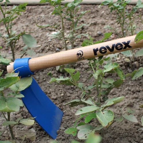 Houes à bêcher acier forgé REVEX manche bois L.115 cm - REVEX